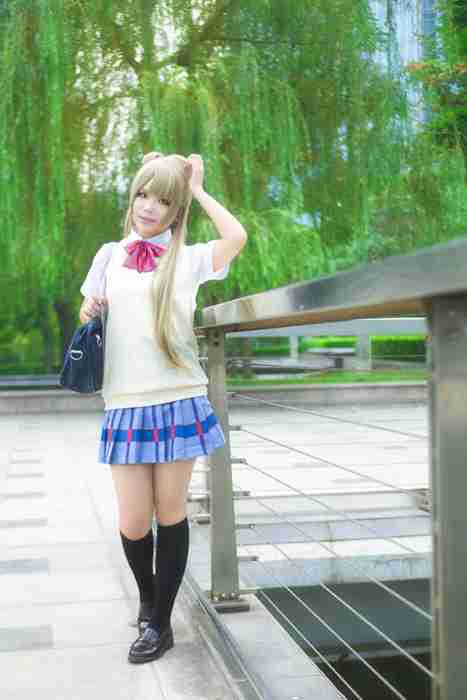 [国内Cosplay]ID0021 [CosPlay] 2015.08 No.121 凌乱_May Love Live! 南琴梨 校服ver [14P126M]