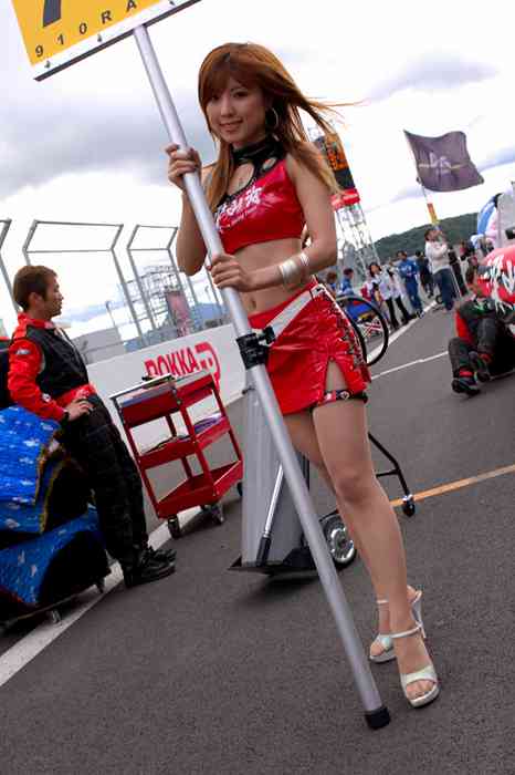 [RaceQueen紧身裤赛车