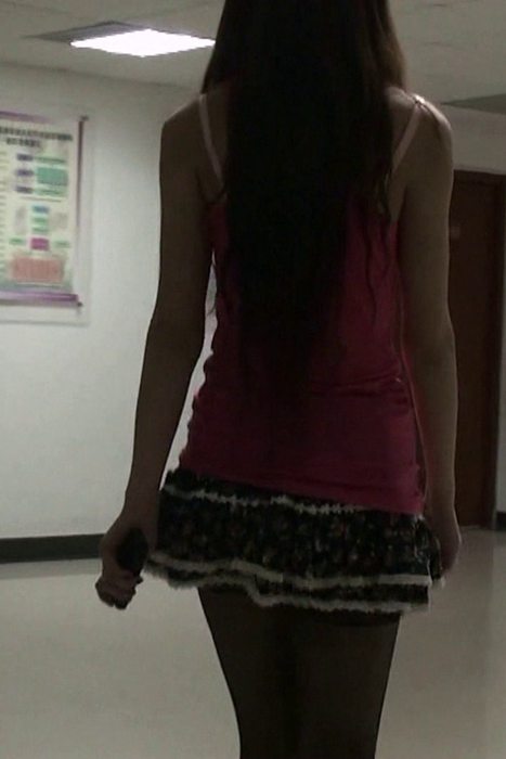 [学院私拍高清视频]ID0203 经典 (9)玉腿热裤丝袜美腿美女